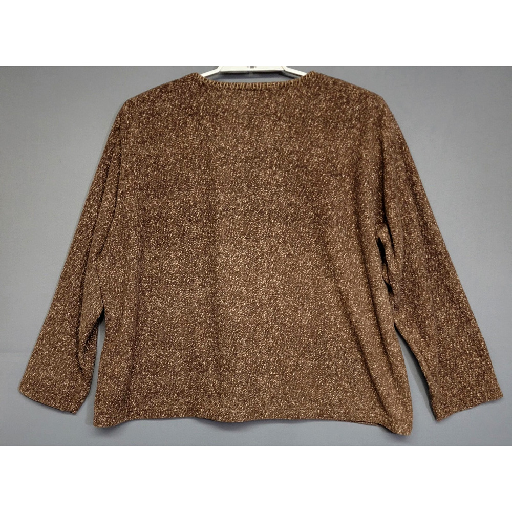 Vintage Decorated Originals Sweater Womens Button Cardigan Teddy Bear Applique - Picture 11 of 12